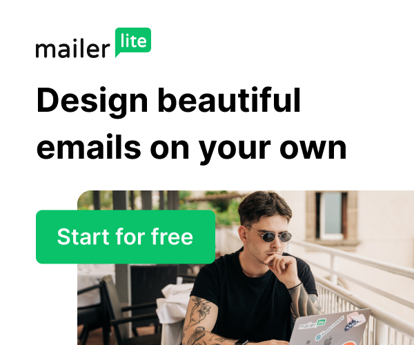 MailerLite: Design beautiful emails on your own