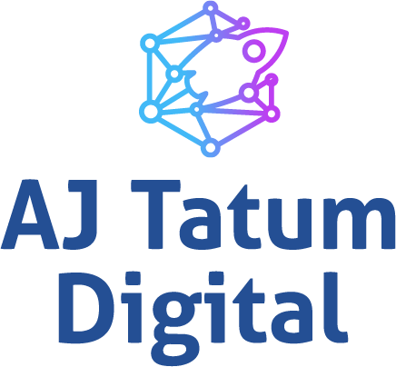 AJ Tatum Digital Vertical Logo Yale Blue