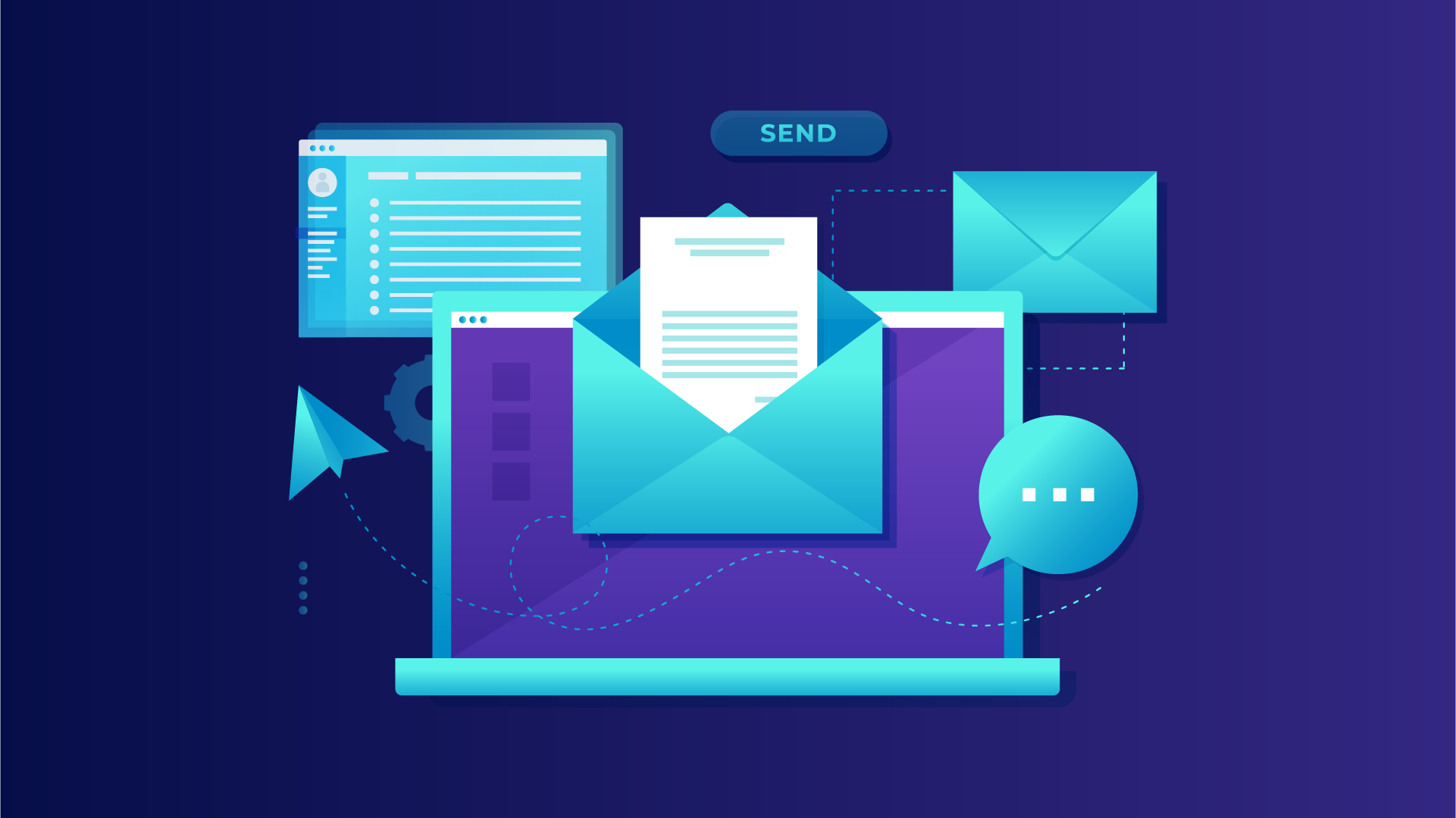 Email Marketing Automation Purple Banner