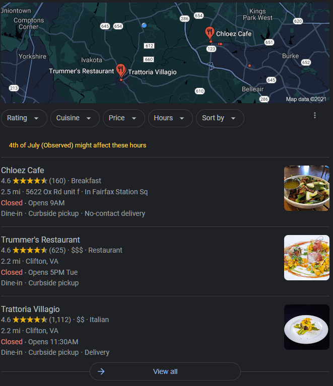You Appear in Local Pack Profiles and on Maps